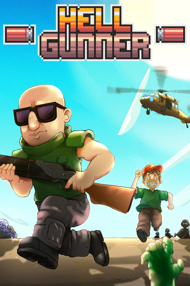 Copertina di HellGunner