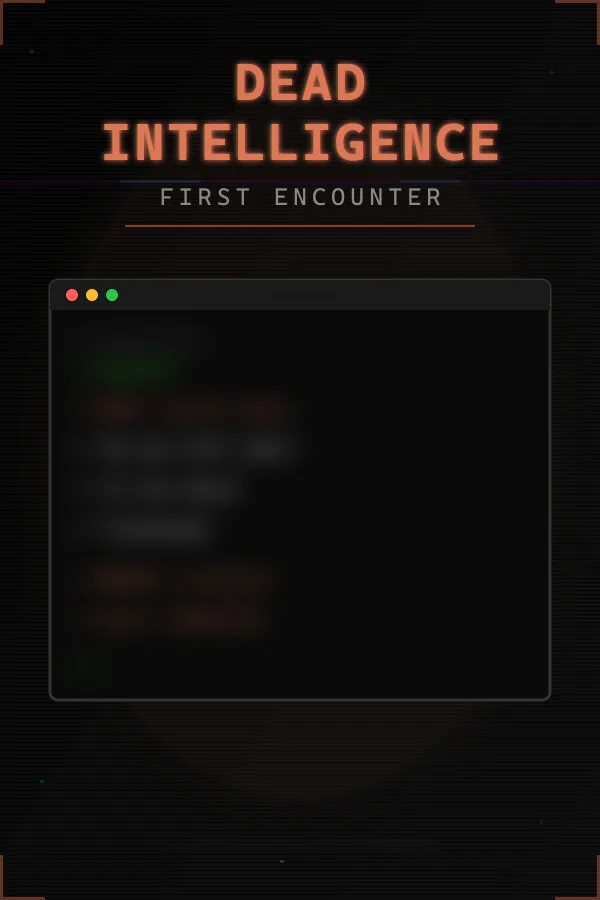 Copertina di Dead Intelligence: First Encounter