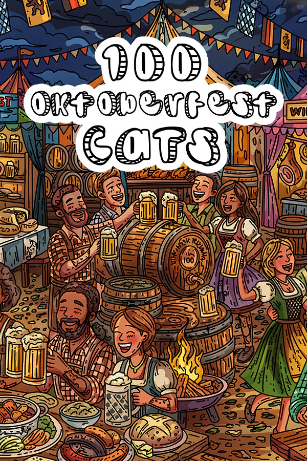 Copertina di 100 Oktoberfest Cats