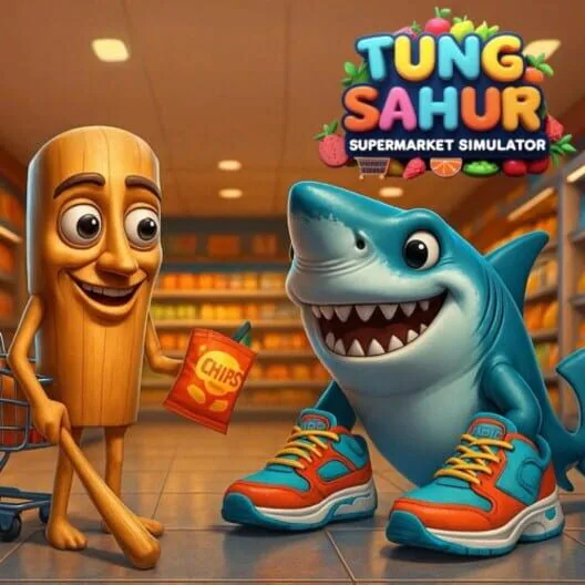 Copertina di TUNG SAHUR Supermarket Simulator