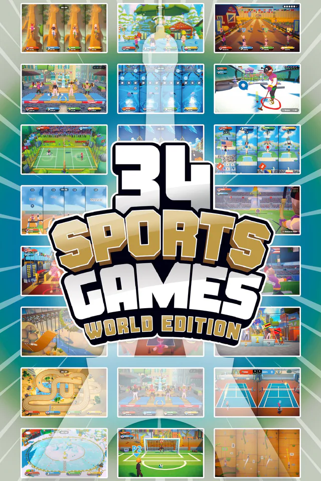 Copertina di 34 Sports Games - World Edition
