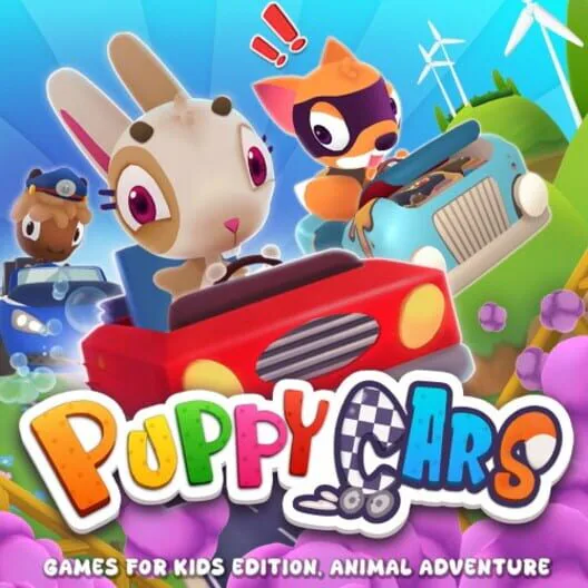 Copertina di Puppy Cars: Games for Kids Edition, Animal adventure