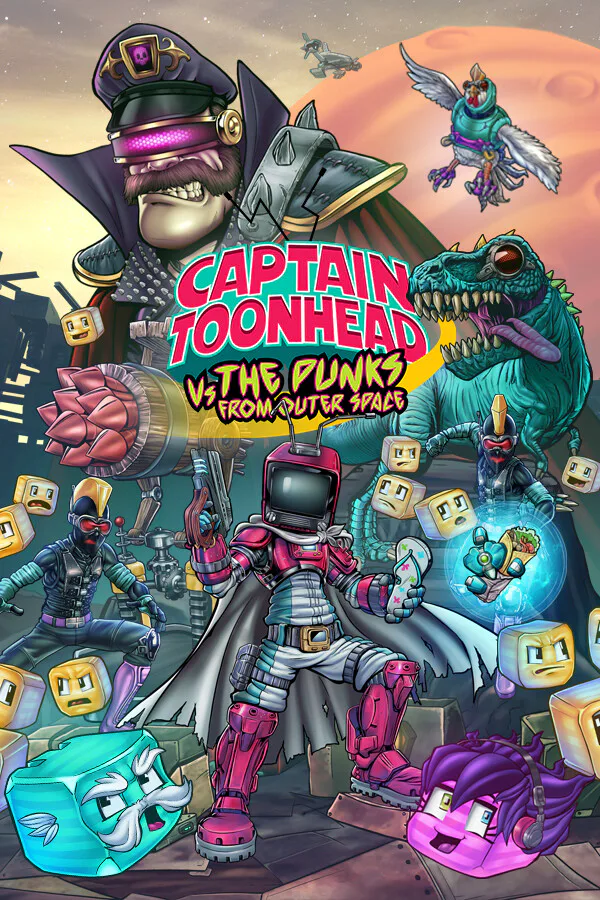 Copertina di Captain ToonHead vs the Punks from Outer Space