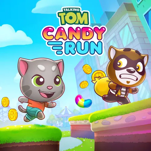 Copertina di Talking Tom Candy Run