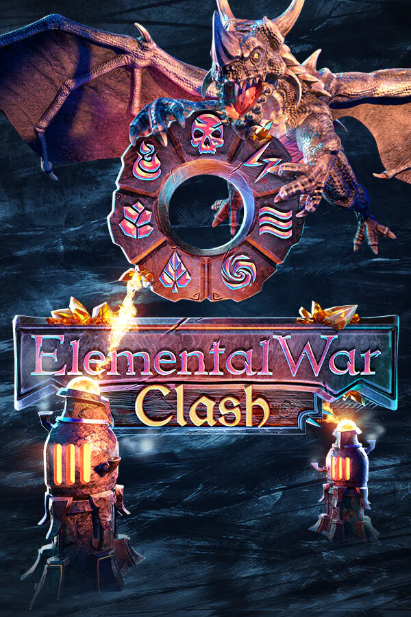 Copertina di Elemental War Clash