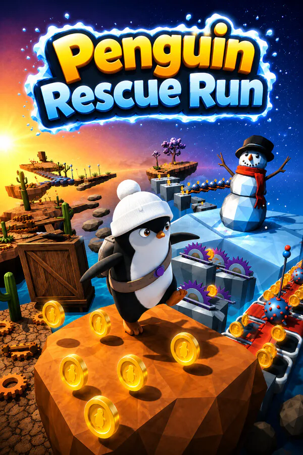 Copertina di Penguin Rescue Run