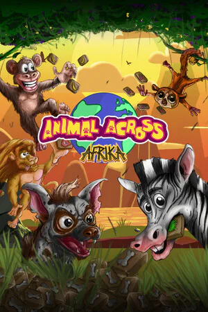 Copertina di Animal Across: Afrika