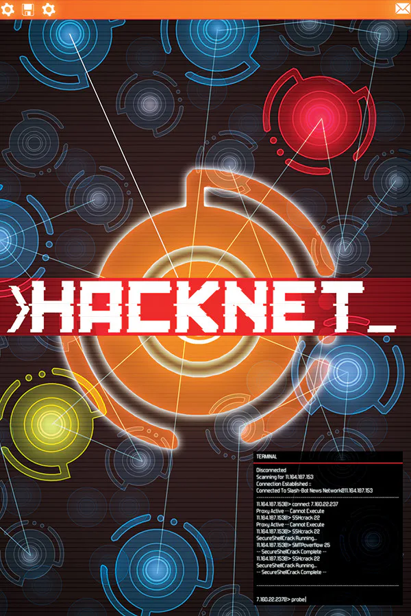 Copertina di Hacknet