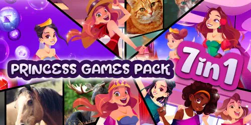 Copertina di PRINCESS GAMES PACK: 7 in 1!