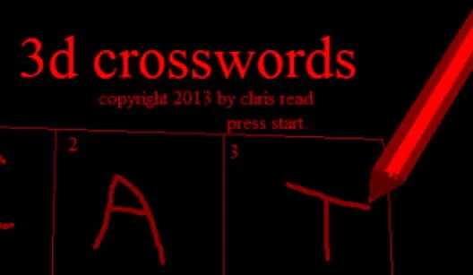 Copertina di 3D Crosswords