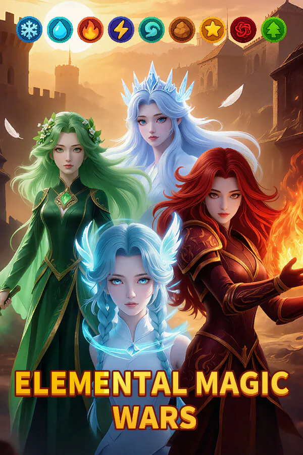 Copertina di Guerre della Magia Elementale