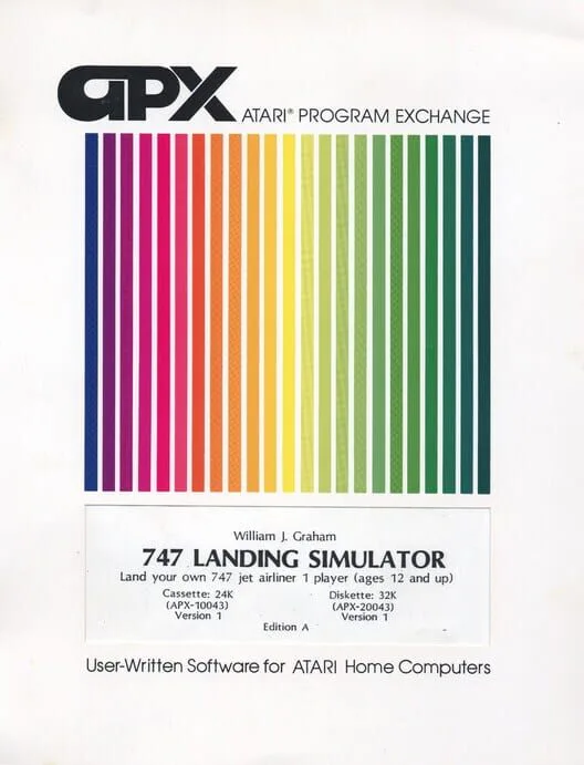 Copertina di 747 Landing Simulator