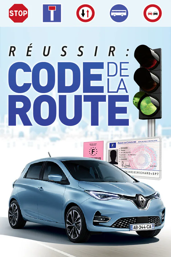 Copertina di Réussir : Code de la Route - Nouvelle Édition (Codice della strada francese)