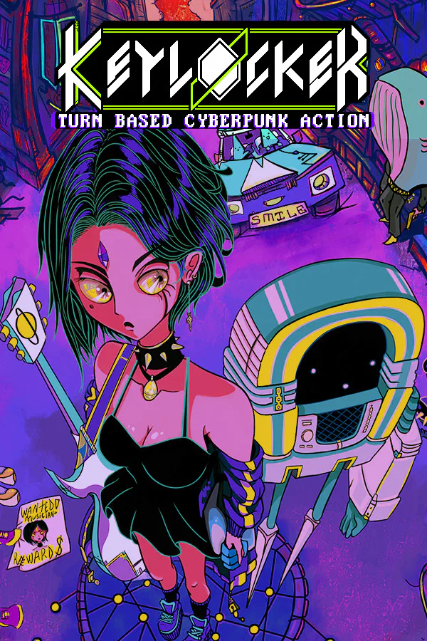 Copertina di Keylocker | Turn Based Cyberpunk Action