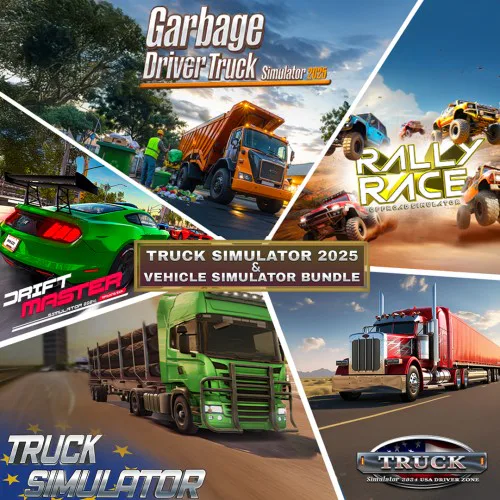 Copertina di TRUCK SIMULATOR 2025 & VEHICLE SIMULATOR BUNDLE