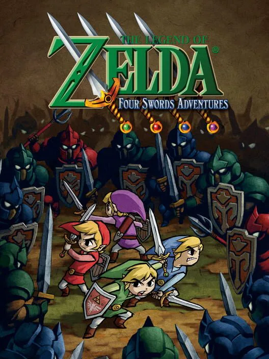 Copertina di The Legend of Zelda: Four Swords Adventures