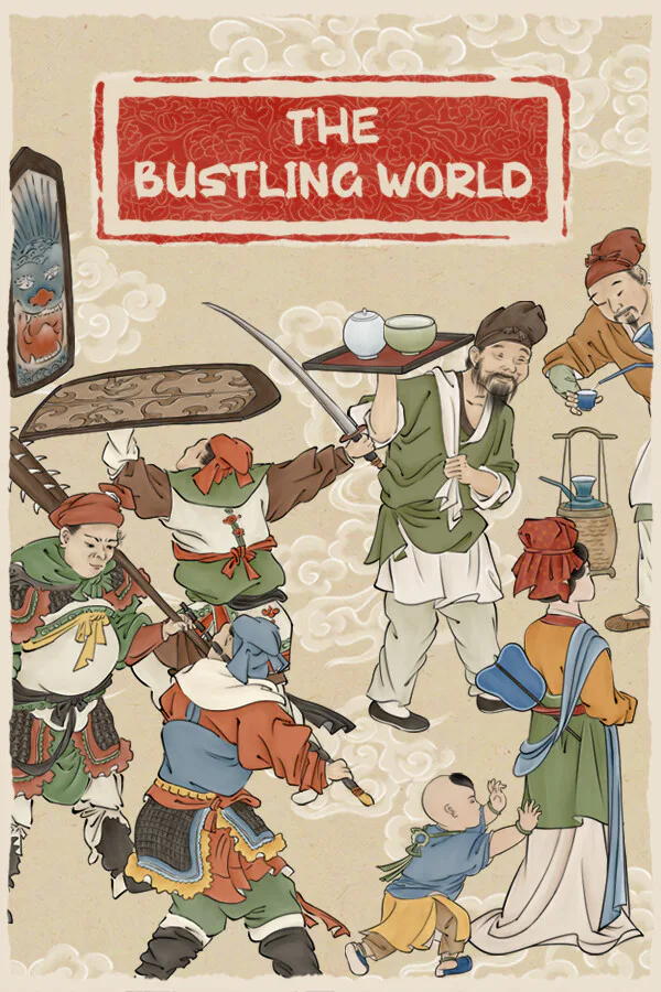 Copertina di The Bustling World