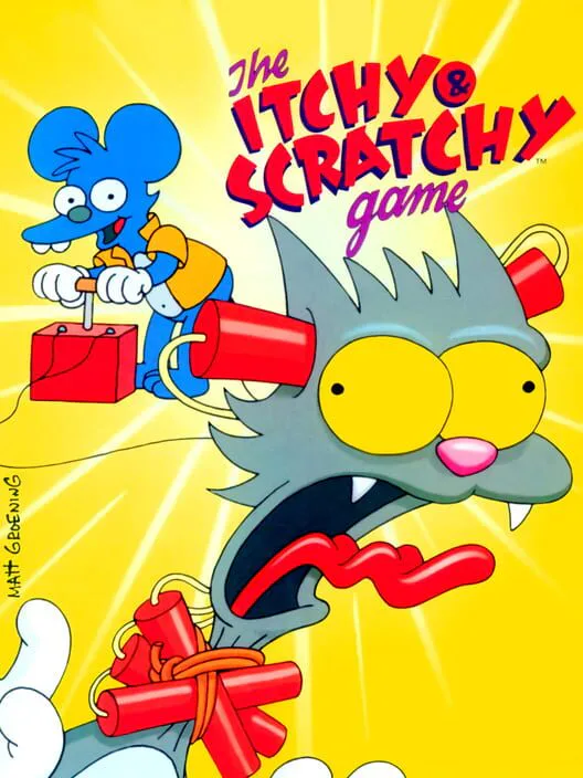 Copertina di The Itchy & Scratchy Game