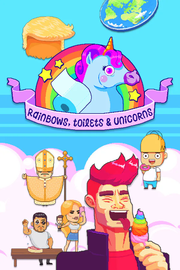 Copertina di Rainbows, toilets & unicorns