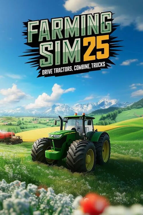 Copertina di Farming Sim 25: Drive Tractors, Combine, Trucks