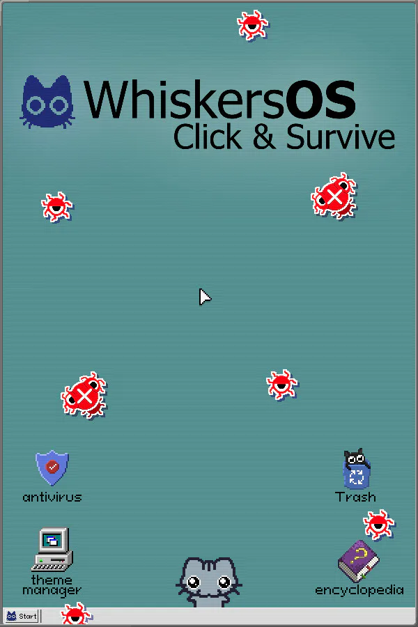 Copertina di WhiskersOS: Click and Survive