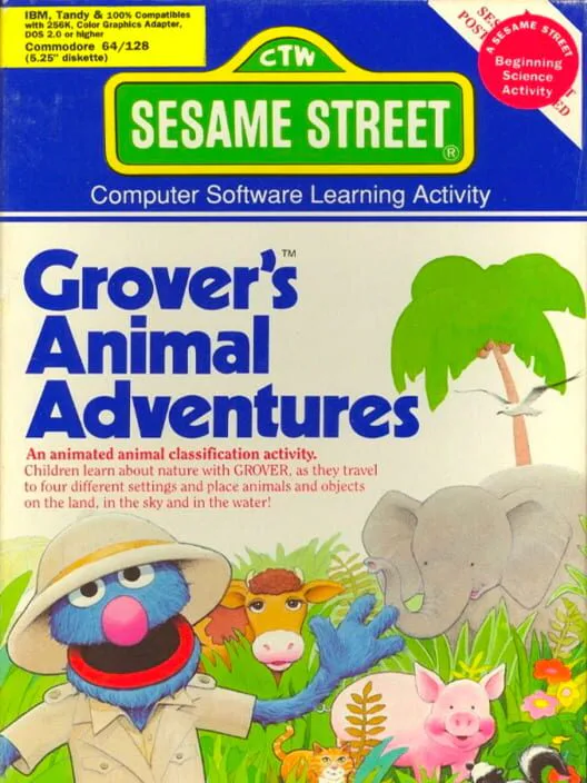 Copertina di Grover's Animal Adventures