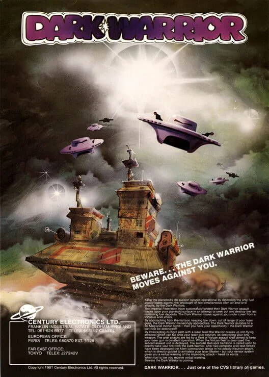 Copertina di Dark Warrior