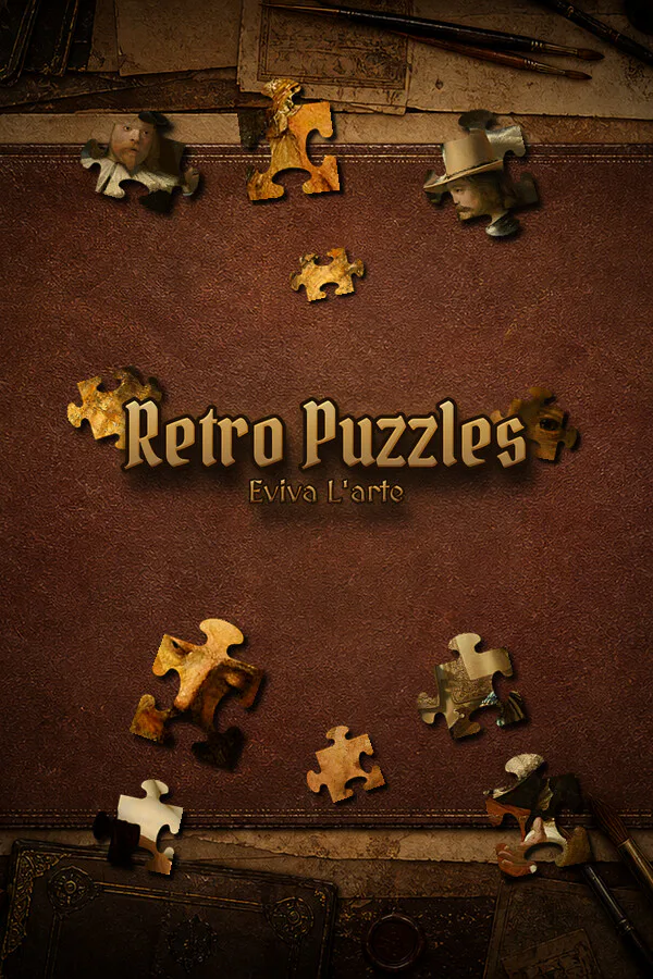 Copertina di Retro Puzzles - Eviva L'arte