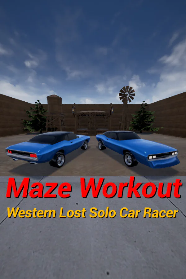 Copertina di Maze Workout - Western Lost Solo Car Racer