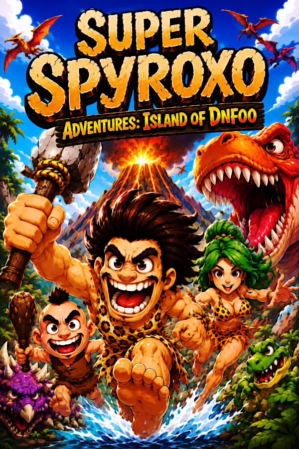 Copertina di Super Spyroxo Adventures: Island of Dnfoo