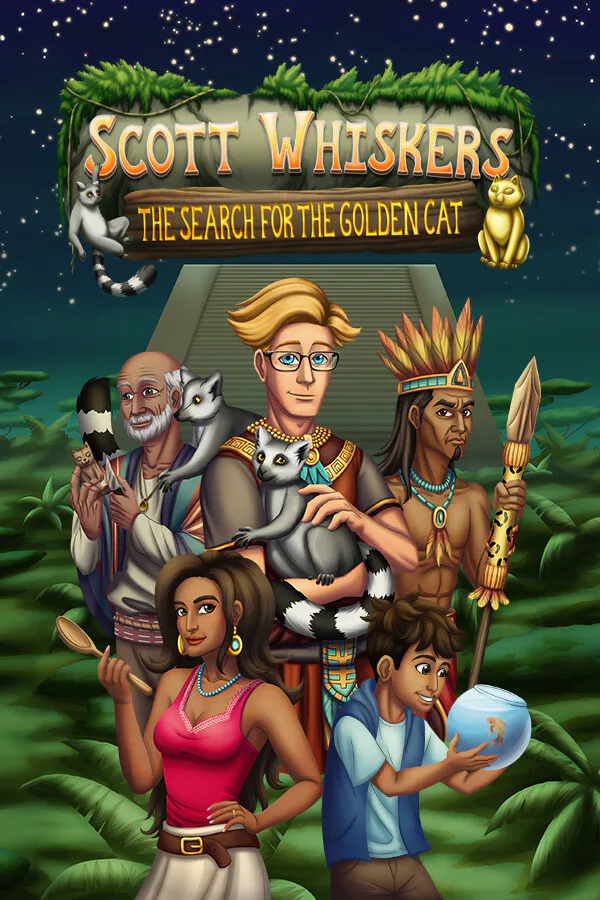 Copertina di Scott Whiskers: the Search for the Golden Cat