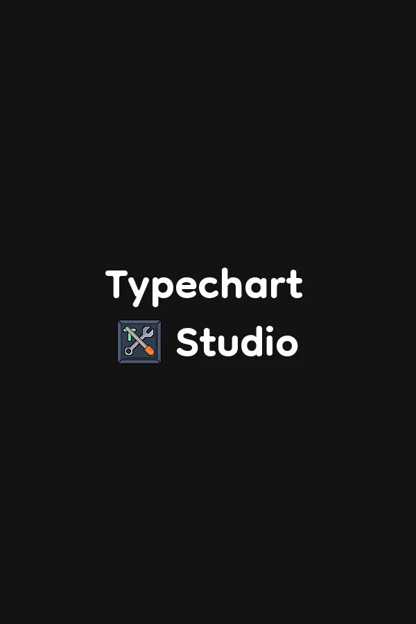 Copertina di Typechart Studio