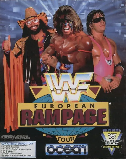 Copertina di WWF European Rampage Tour