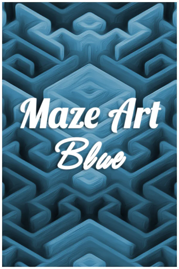 Copertina di Maze Art: Blue