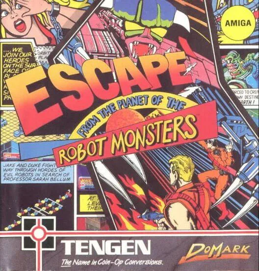 Copertina di Escape from the Planet of the Robot Monsters