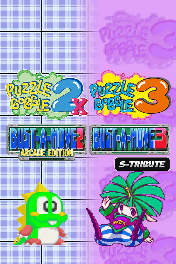 Copertina di Puzzle Bobble™2X/BUST-A-MOVE™2 Arcade Edition & Puzzle Bobble™3/BUST-A-MOVE™3 S-Tribute