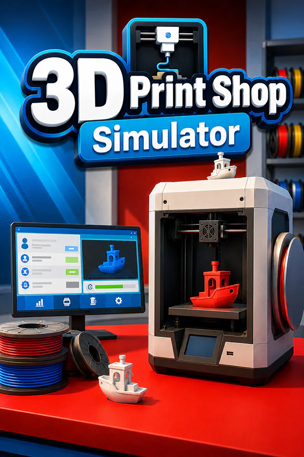 Copertina di 3D Print Shop Simulator