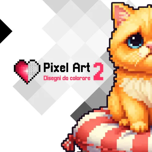 Copertina di Pixel Art - Disegni da colorare 2