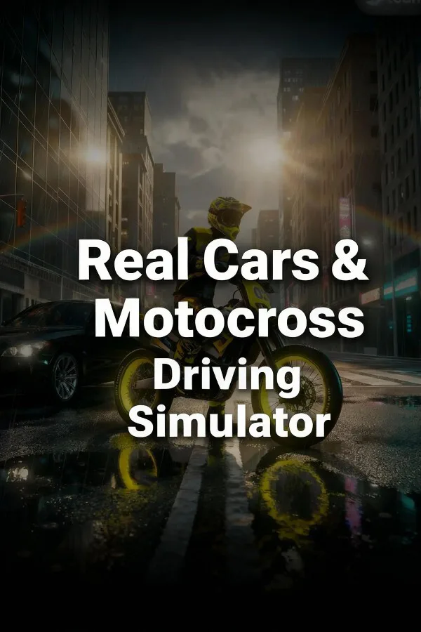 Copertina di Real Cars & Motocross Driving Simulator