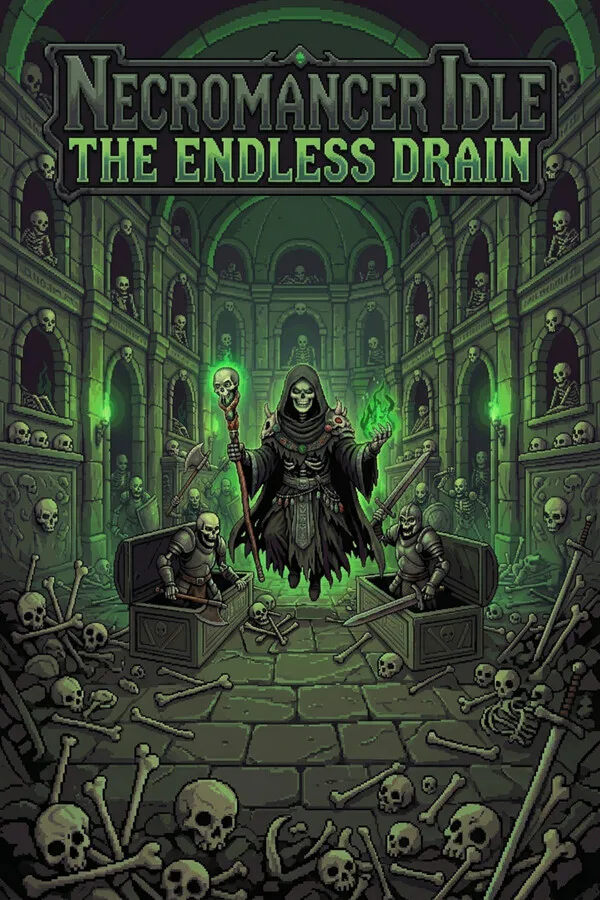 Copertina di Necromancer Idle: The Endless Drain