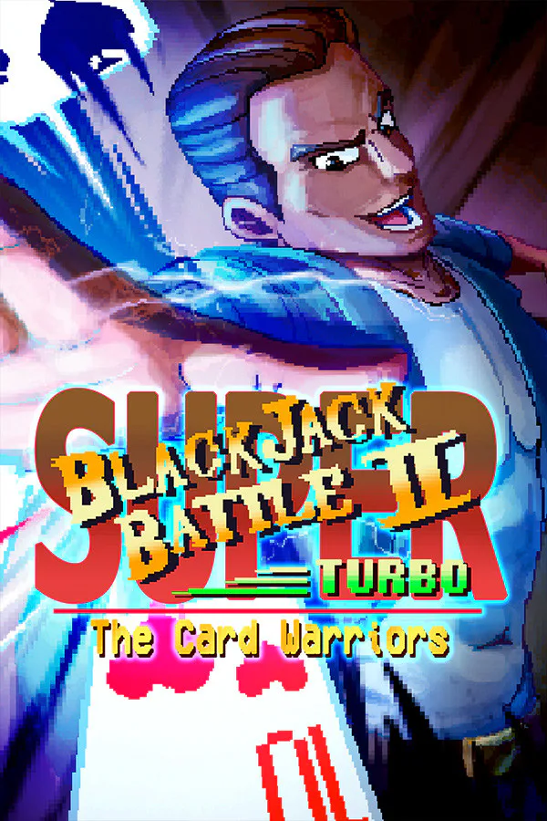 Copertina di Super Blackjack Battle 2 Turbo Edition - The Card Warriors