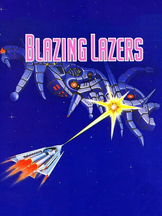 Copertina di Blazing Lazers