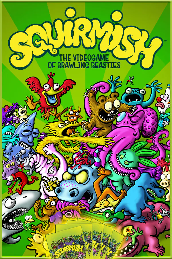 Copertina di SQUIRMISH: The Videogame of Brawling Beasties