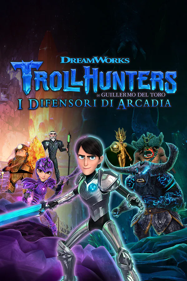 Copertina di Trollhunters I Difensori di Arcadia