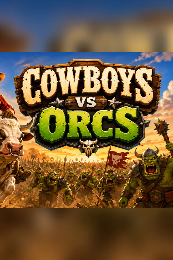 Copertina di Cowboys vs Orcs