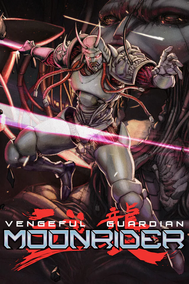 Copertina di Vengeful Guardian: Moonrider