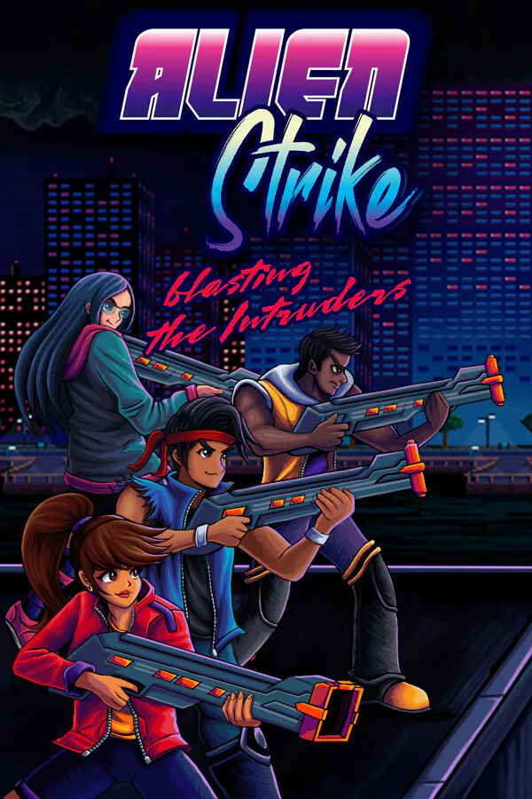 Copertina di Alien Strike: Blasting the Intruders