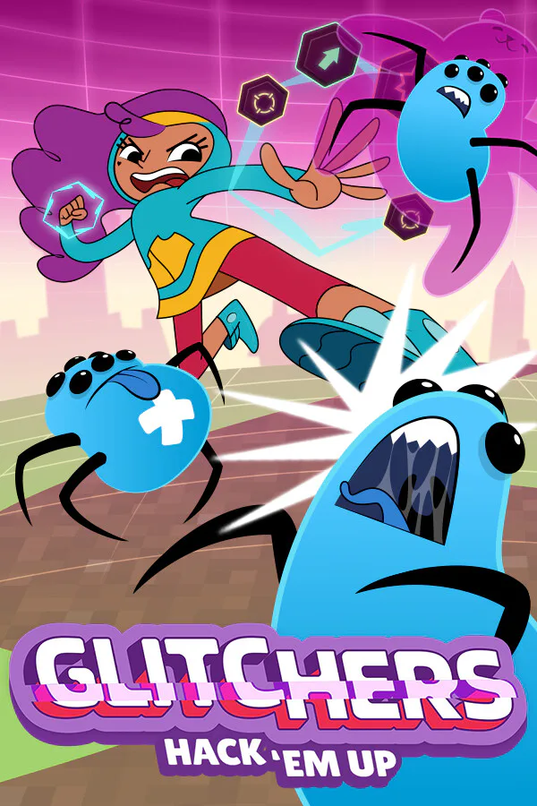 Copertina di Glitchers: Hack 'em Up