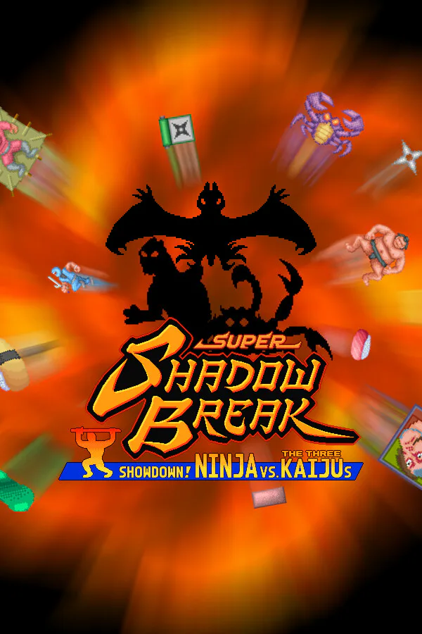 Copertina di Super Shadow Break : Showdown! NINJA VS The Three KAIJUs