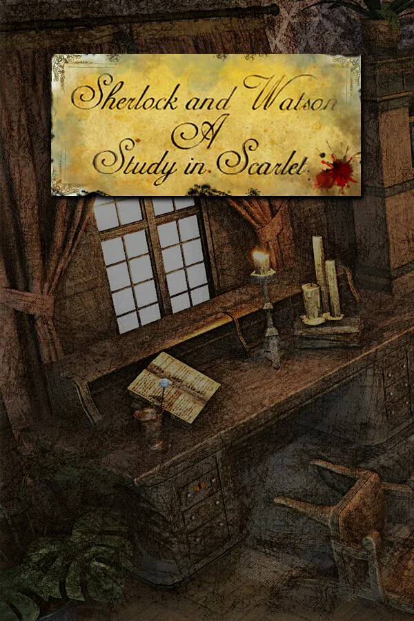 Copertina di Detective tales: A Study in Scarlet